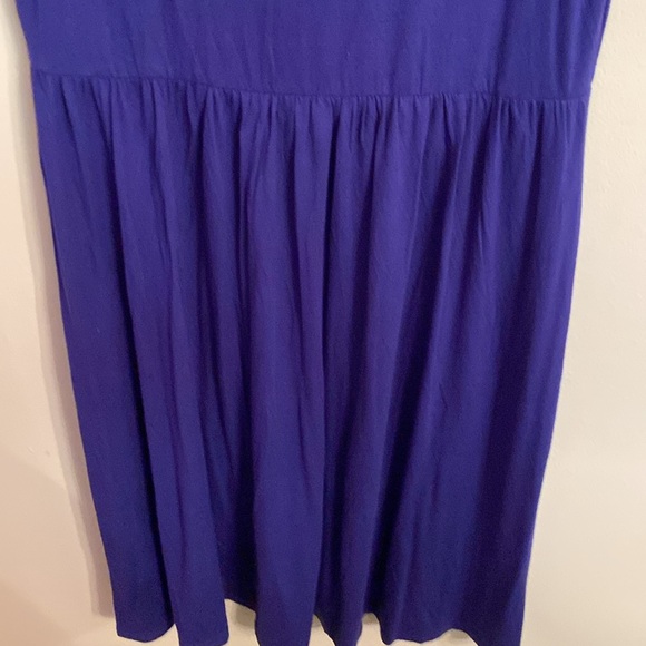 Beigai Blue Sleeveless Tank Dress w pockets, Size: Large, NWT - Picture 5 of 10